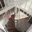Винтовая лестница Spiral Loft White D140 (D 140) («MIR-LEST»)