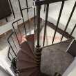 Винтовая лестница Spiral Loft Black D140 (D 140) («MIR-LEST»)