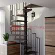 Винтовая лестница Spiral Loft Black D120 (D 120) («MIR-LEST»)