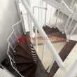 Винтовая лестница Spiral Loft White D120 (D 120) («MIR-LEST»)