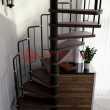 Винтовая лестница Spiral Loft Black D140 (D 140) («MIR-LEST»)