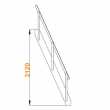 Лестница из сосны «К-007м/28», PROFI & HOBBY